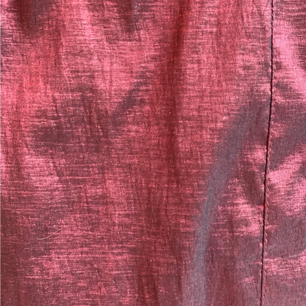 Frank Lyman Taffeta Zip-Front Dress, Burgundy, size 0 - Picture 8 of 16